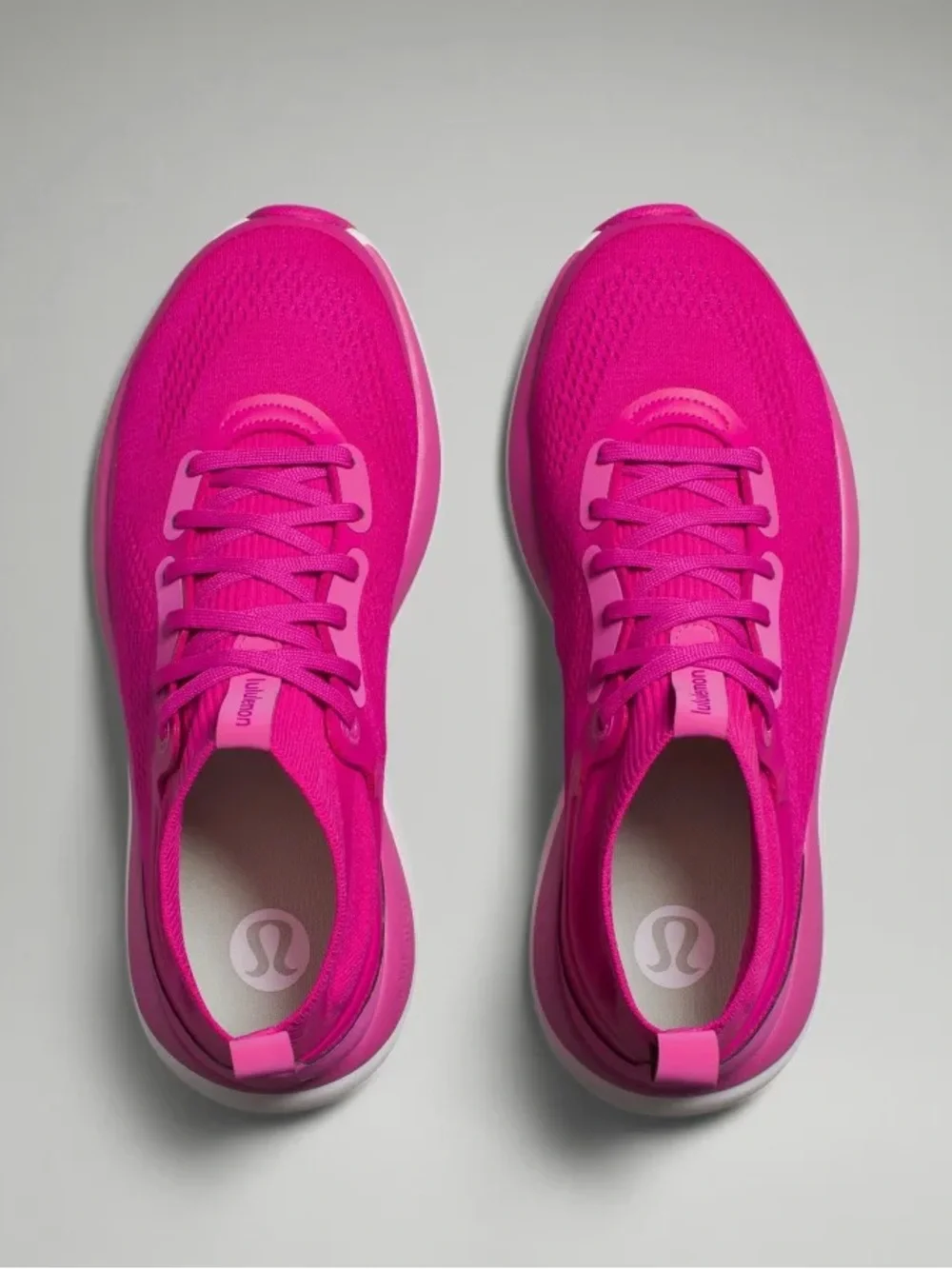 lululemon athletica Women's Vibrant Magenta Knit High-Top Sneakers